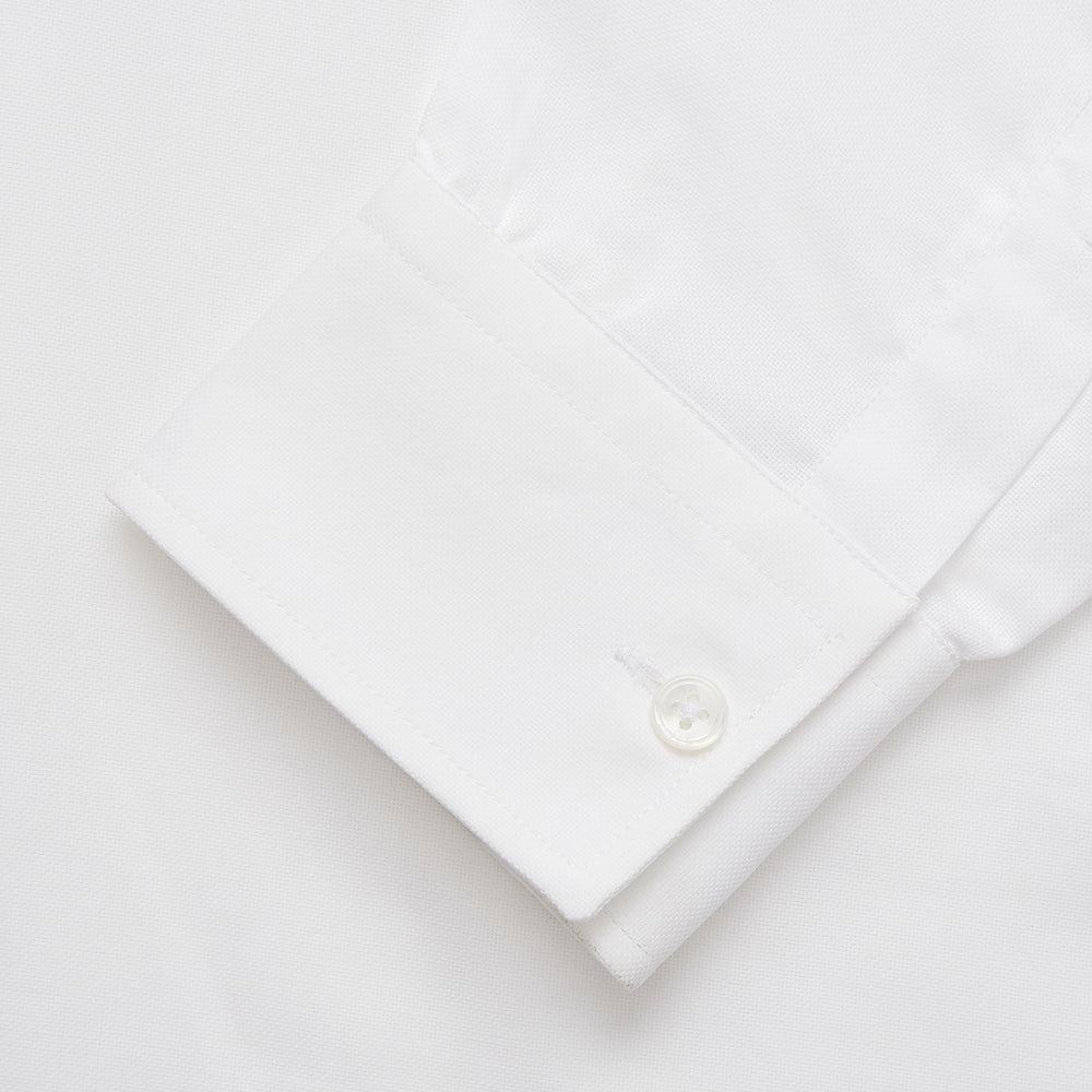 White Cotton Voile Weekend Fit Nevis Shirt
