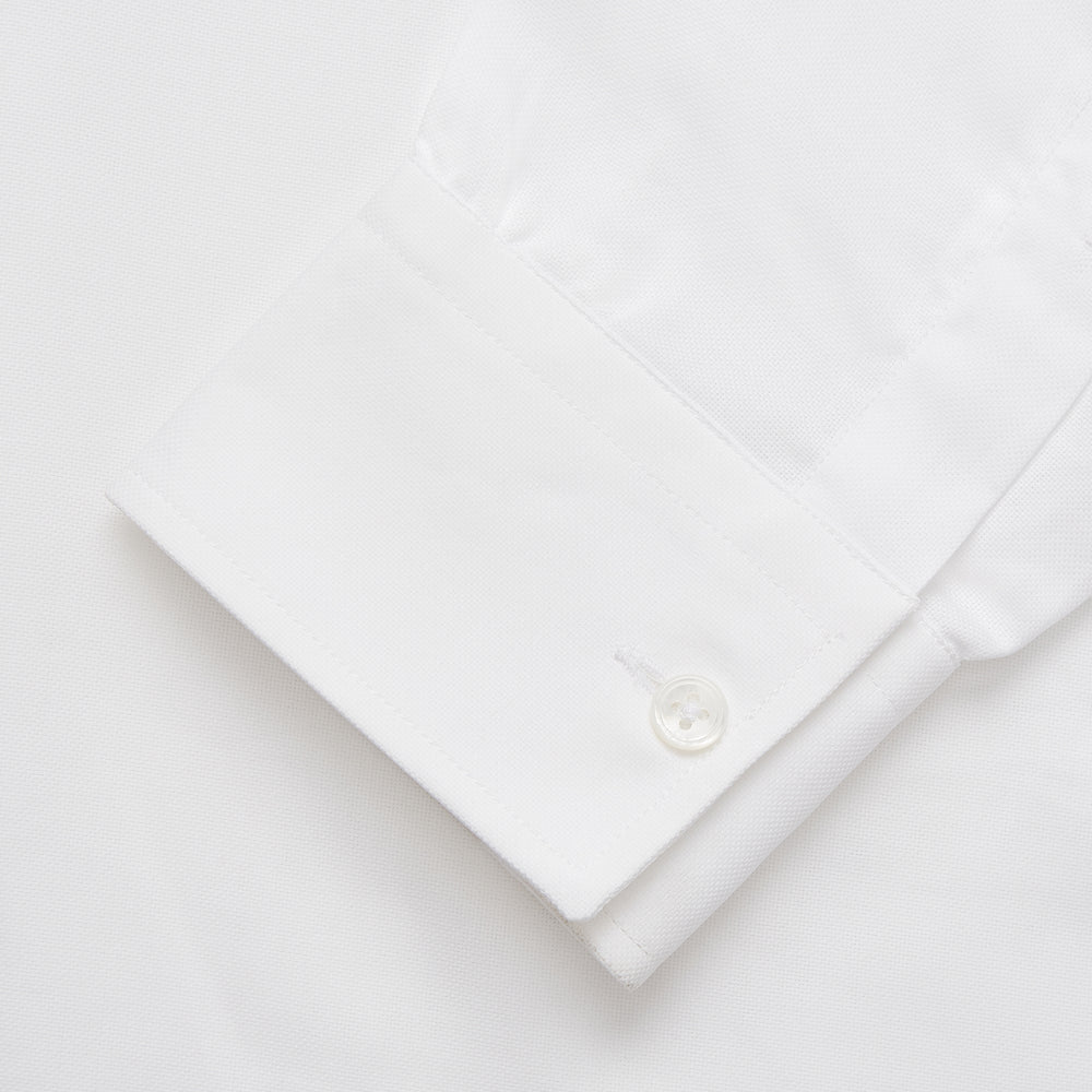 White Cotton Voile Weekend Fit Nevis Shirt