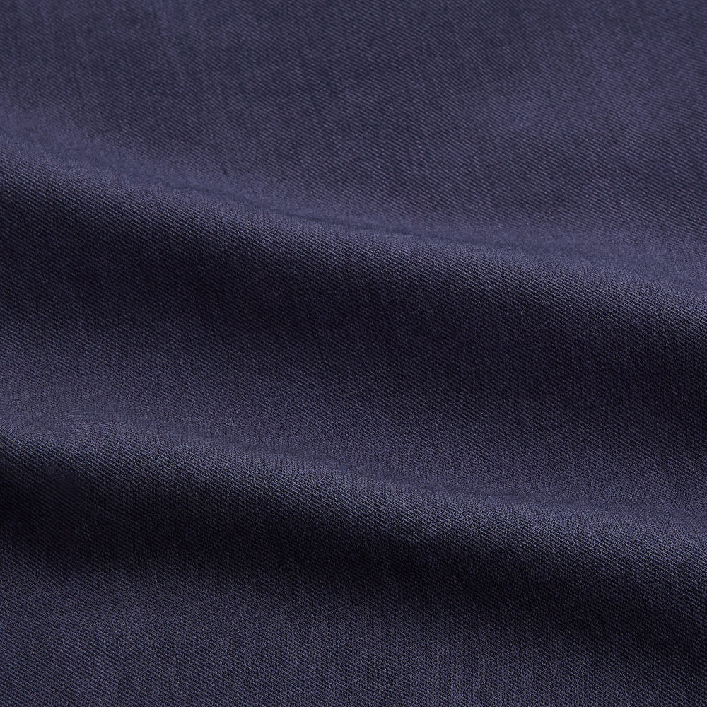 Navy Wool Blend Weekend Fit Hayne Shirt
