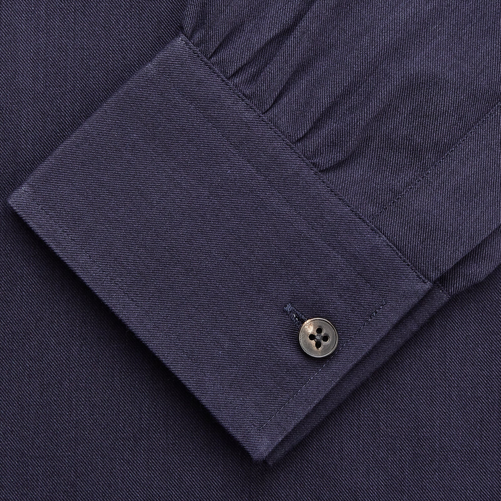 View 4 of product Navy Wool Blend Weekend Fit Hayne Shirt