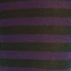 Purple Striped Cotton Blend Socks