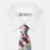 View 2 of product Pink and Blue Checkerboard Silk Tie