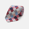 View 1 of product Pink and Blue Checkerboard Silk Tie