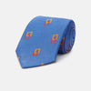 View 1 of product Blue Geometric Squares Silk Tie