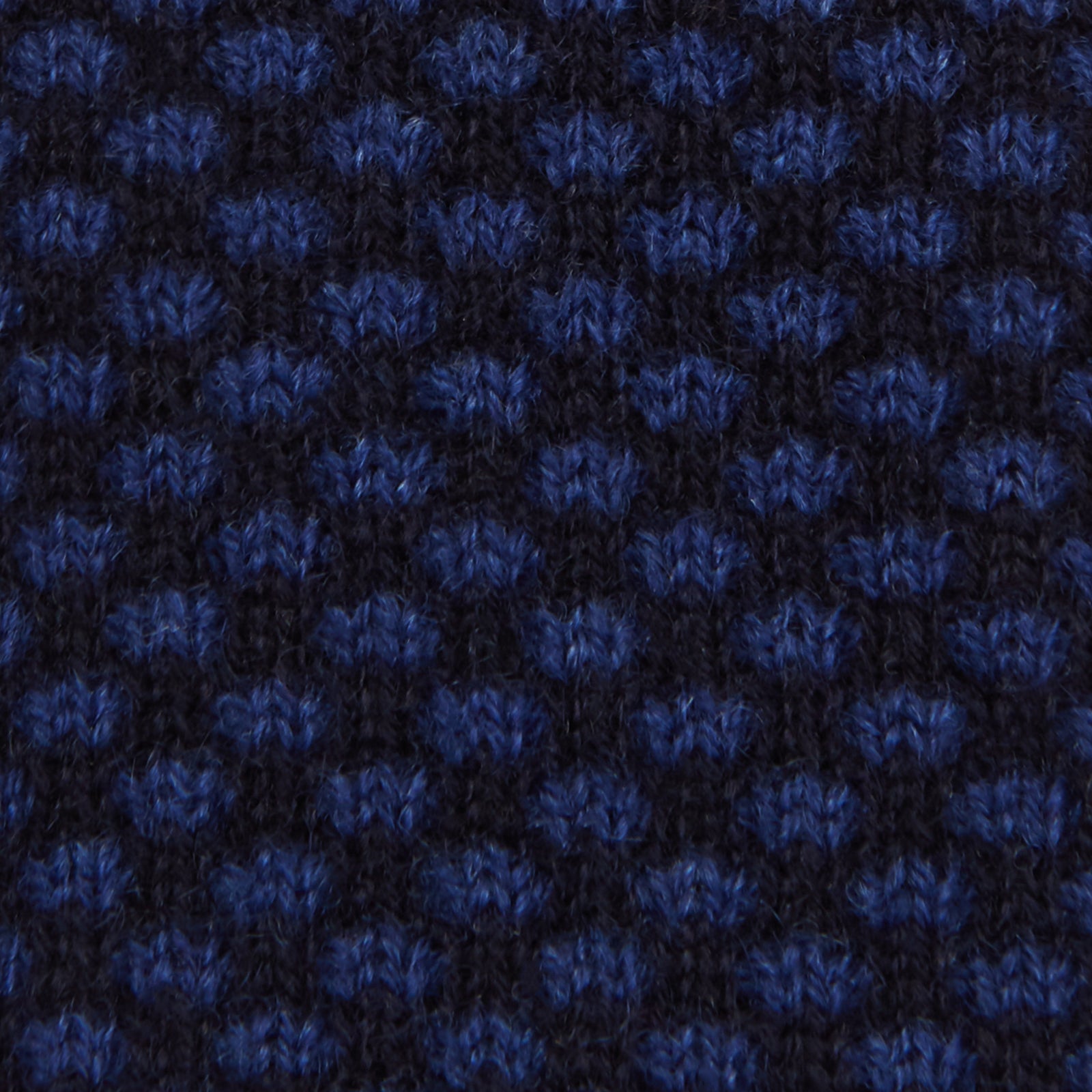 View 3 of product Navy Multi Cashmere Knitted Tie
