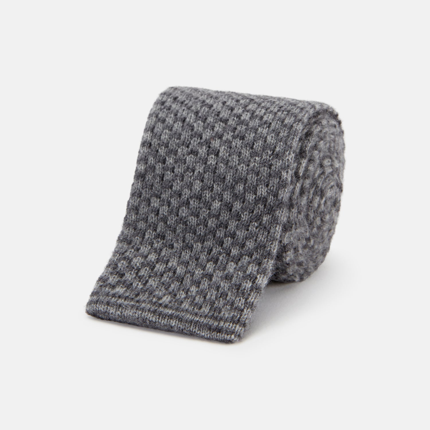 View 1 of product Grey Multi Cashmere Knitted Tie