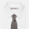 View 2 of product Grey Multi Cashmere Knitted Tie