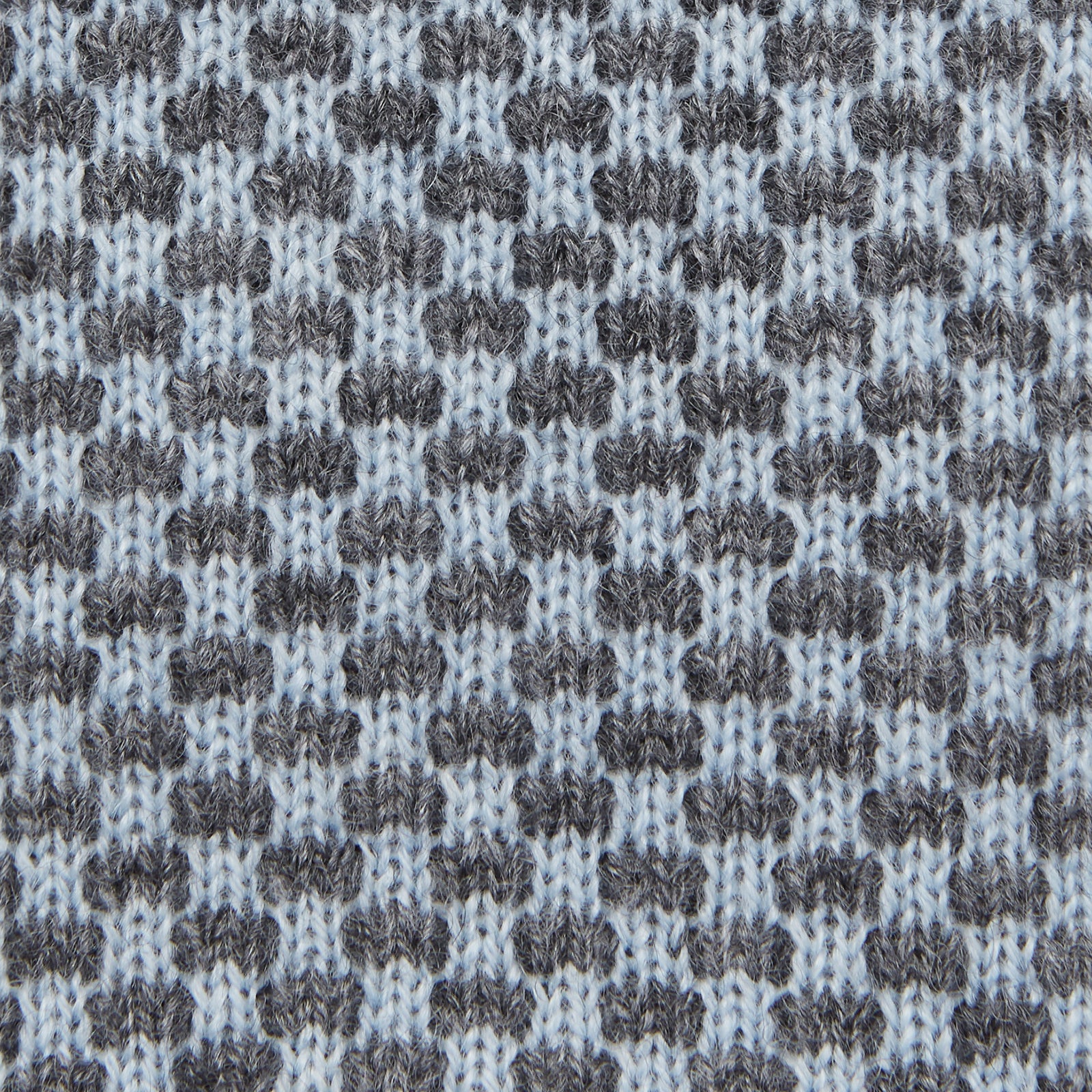 View 3 of product Pale Blue Multi Cashmere Knitted Tie