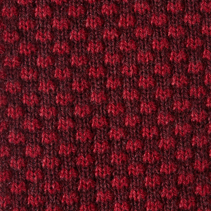 Red Multi Cashmere Knitted Tie Image 2