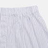 View 2 of product White and Blue Halo Stripe Cotton Godfrey Boxer Shorts