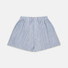 View 1 of product Blue and White Stripe Cotton Godfrey Boxers