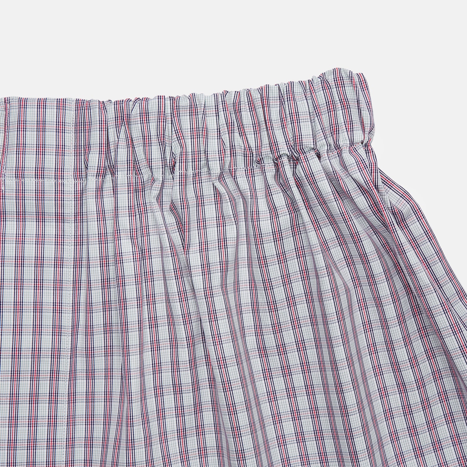 View 2 of product Red and Blue Multi Check Cotton Godfrey Boxers