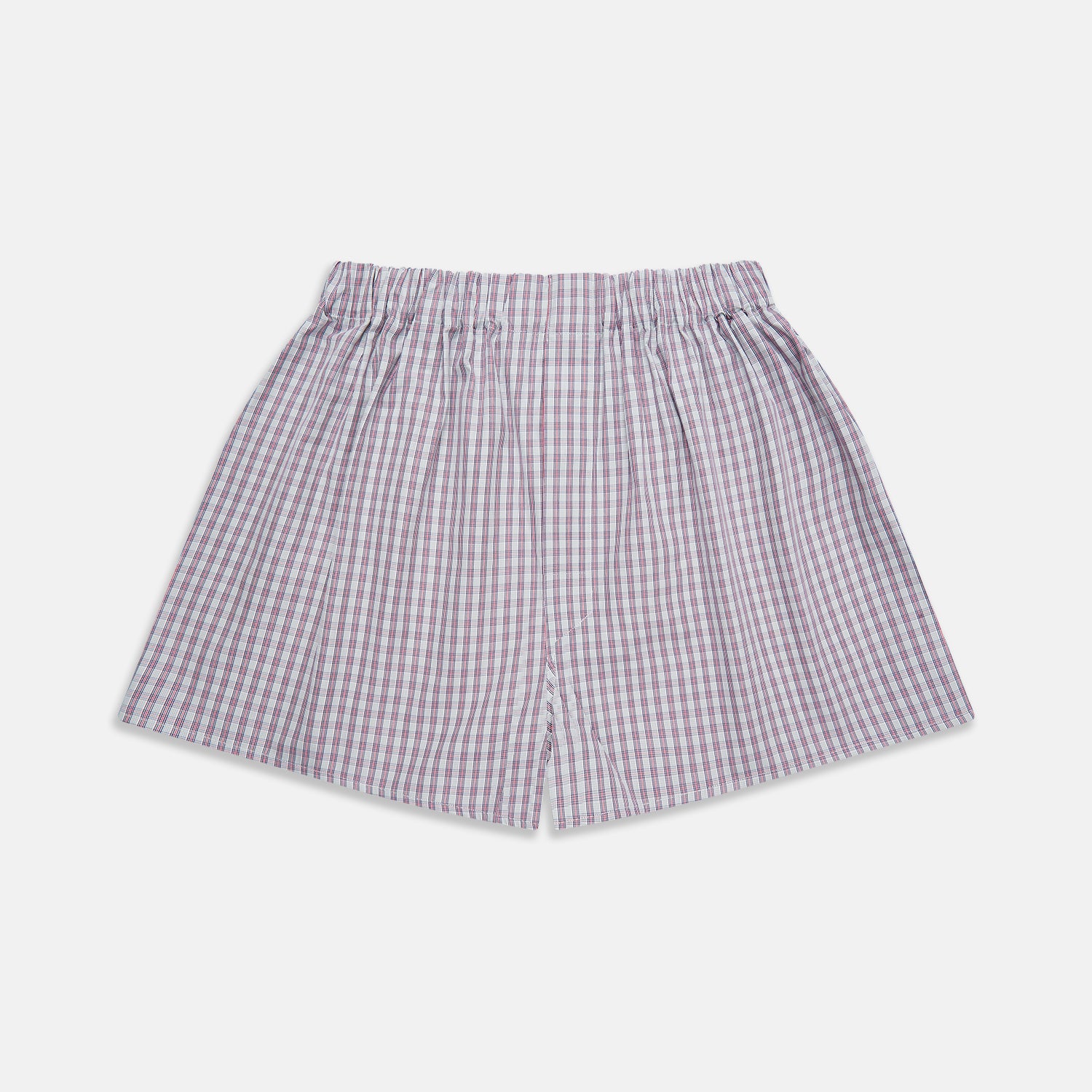View 1 of product Red and Blue Multi Check Cotton Godfrey Boxers