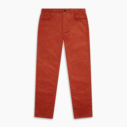Rust Cord Mylo Trousers Image 3