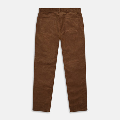 Brown Cord Mylo Trousers Image 2