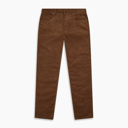 Brown Cord Mylo Trousers Image 3
