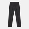 View 3 of product Charcoal Black Wool Manson Trousers