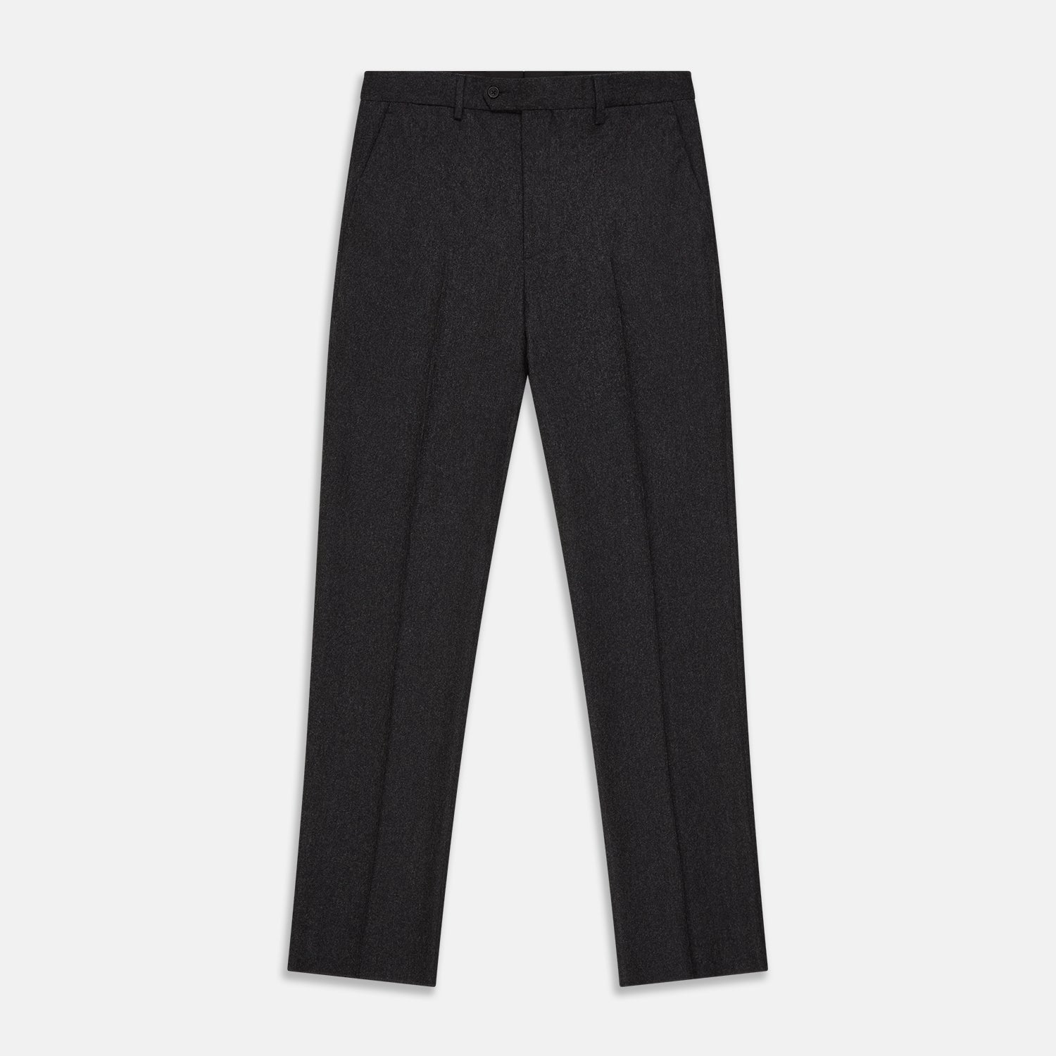 View 1 of product Charcoal Black Wool Manson Trousers