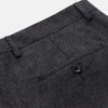 View 2 of product Charcoal Black Wool Manson Trousers