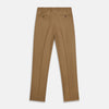 View 3 of product Brown Wool Single Pleat Gerry Trousers