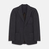 View 1 of product Navy Cashmere Blend Henley Blazer