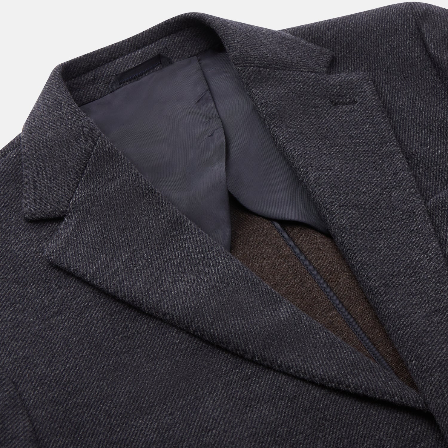 View 2 of product Navy Cashmere Blend Henley Blazer
