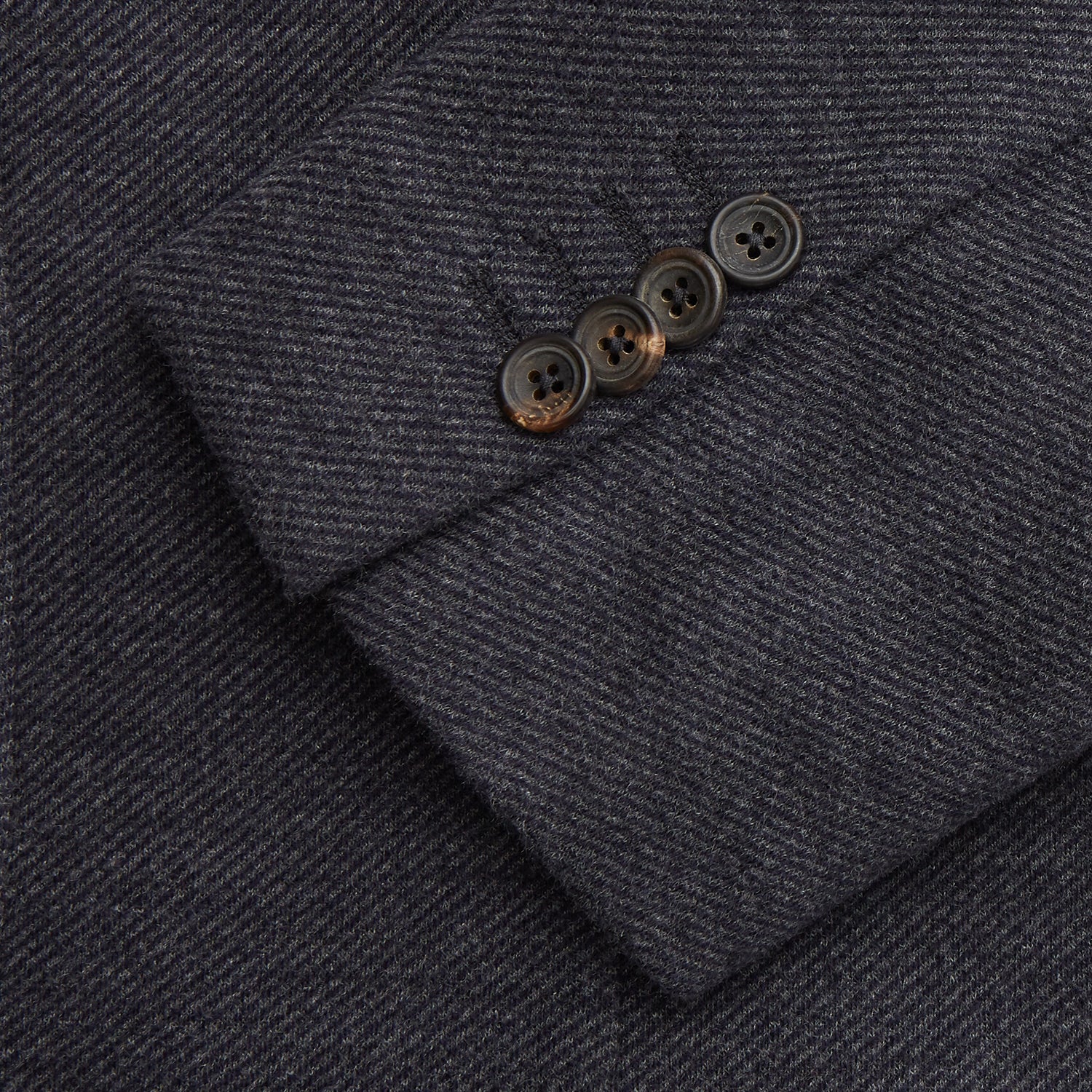 View 3 of product Navy Cashmere Blend Henley Blazer