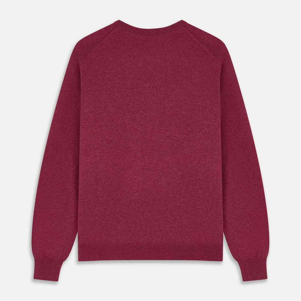 Soft Burgundy Cashmere Glenn Jumper