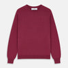 View 1 of product Soft Burgundy Cashmere Glenn Jumper