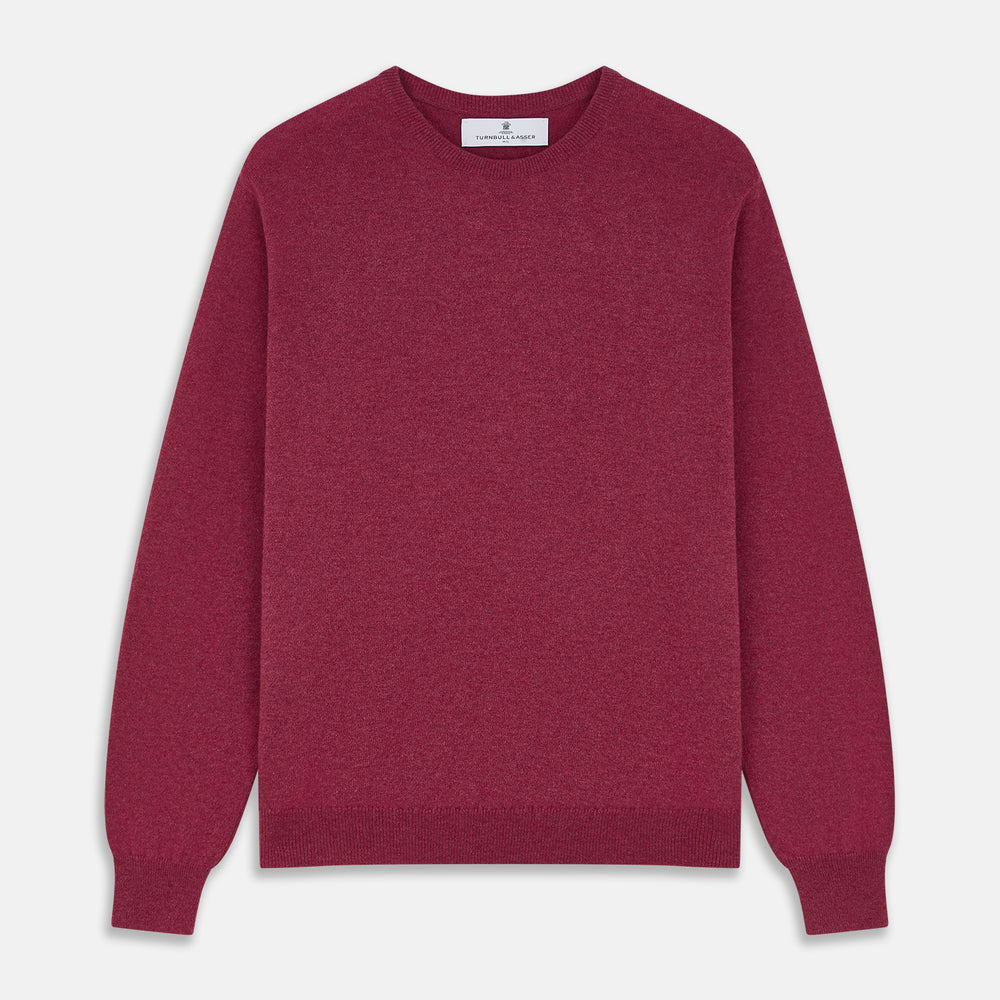 Soft Burgundy Cashmere Glenn Jumper