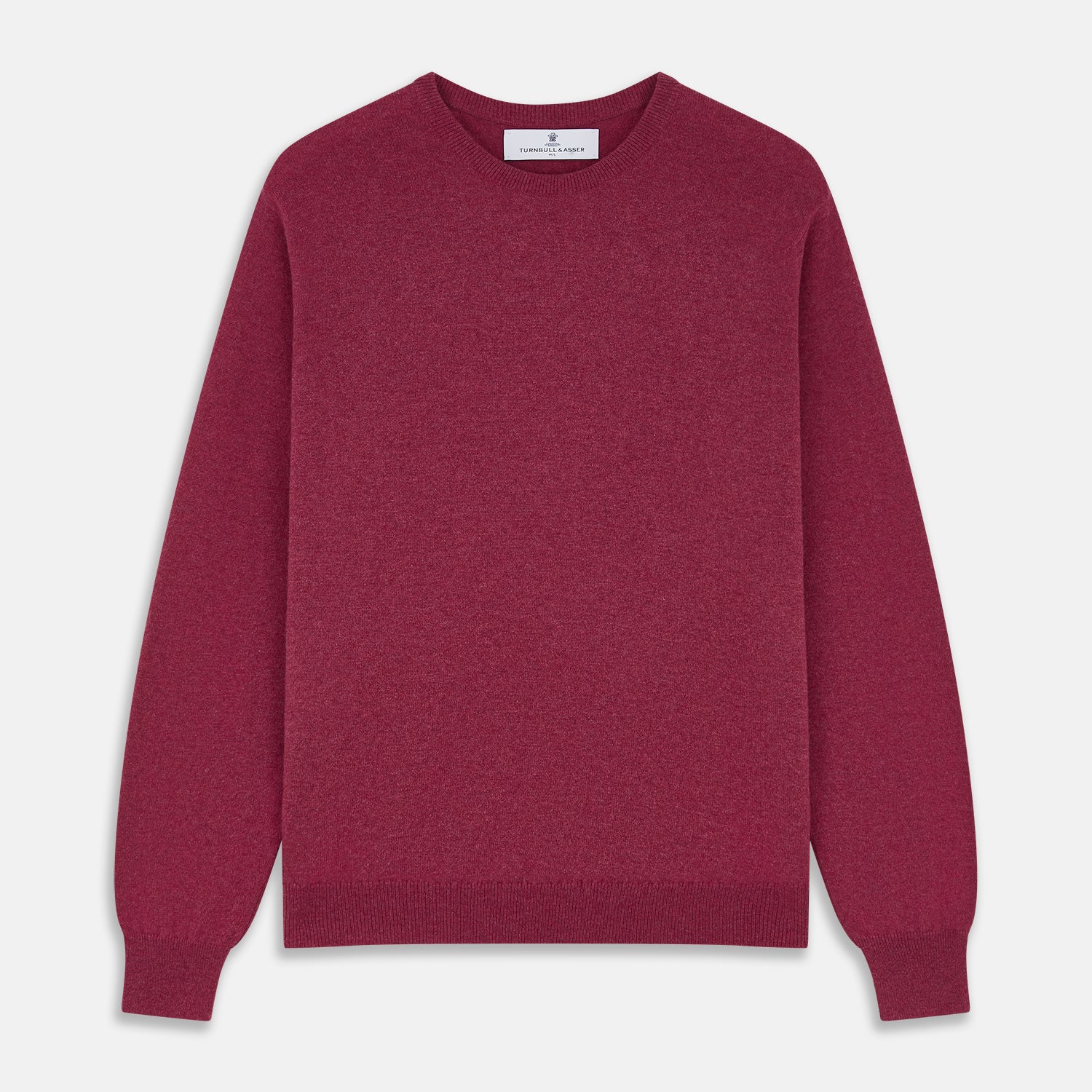 View 1 of product Soft Burgundy Cashmere Glenn Jumper