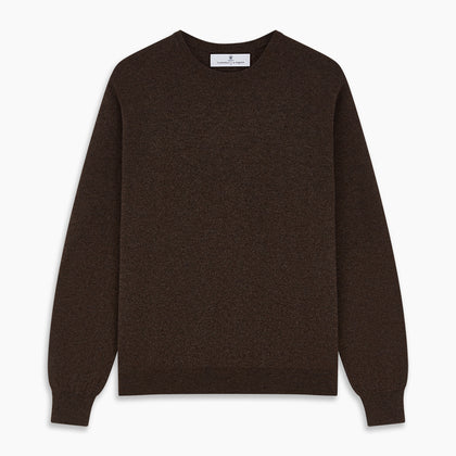 Brown Cashmere Glenn Jumper Image 3