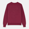 View 3 of product Soft Burgundy Cashmere V-neck Paden Jumper