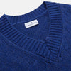 View 2 of product Marine Blue Cashmere Edwards V-Neck Jumper