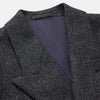 View 3 of product Grey Herringbone Wool Double Breasted Highgrove Overcoat