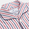 View 2 of product Red and Blue Stripe Cotton Quin Pyjamas