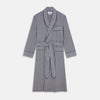 View 1 of product Navy Houndstooth Wool Arnold Gown