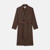 View 1 of product Blue, Yellow, and Red Multi Check Wool Arnold Gown
