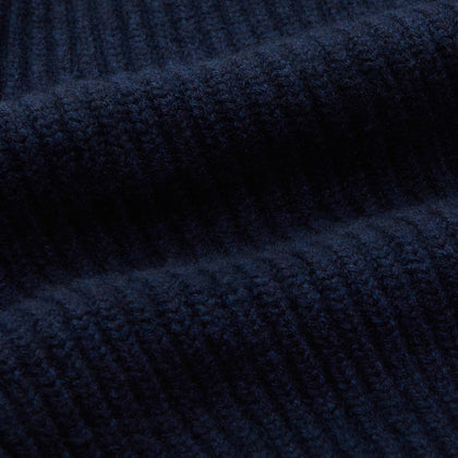 Deep Navy Cashmere Baldwin Gown Image 2