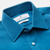 View 3 of product Blue Silk Regular Fit Mayfair Shirt