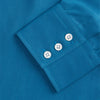 View 4 of product Blue Silk Regular Fit Mayfair Shirt