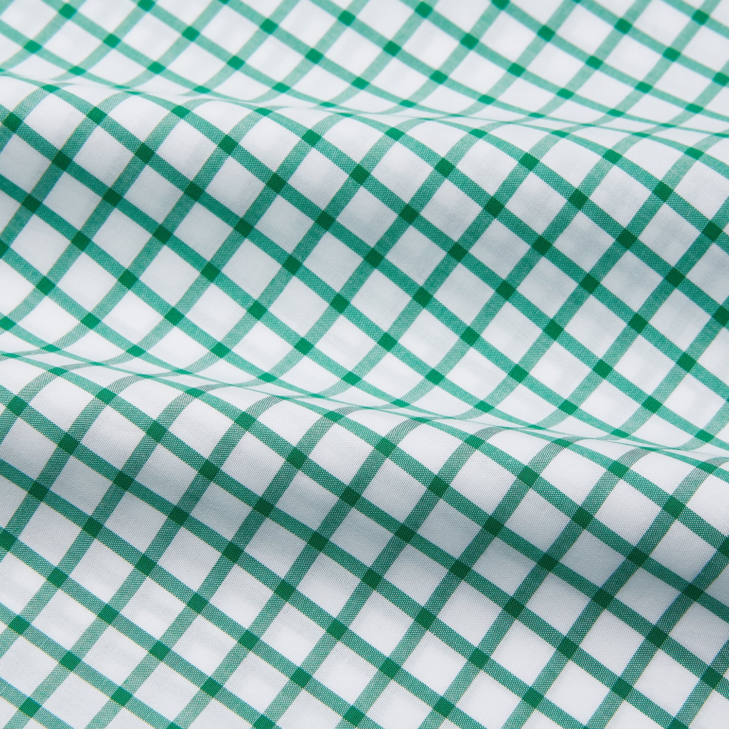 View 4 of product Green Check Cotton Regular Fit Mayfair Shirt
