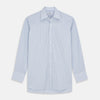 Blue and Yellow Multi Stripe Cotton Regular Fit Mayfair Shirt