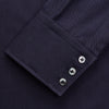 View 2 of product Navy Cotton and Wool Blend Regular Fit Mayfair Shirt