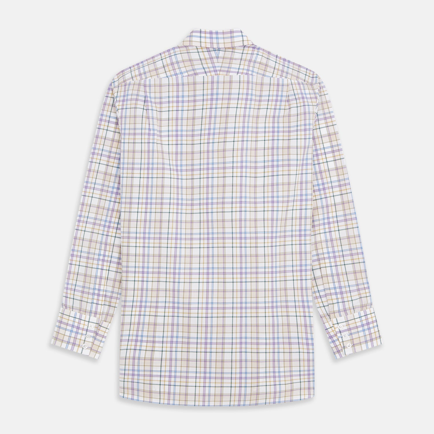 View 3 of product Colourful Garden Multi Check Cotton Regular Fit Mayfair Shirt