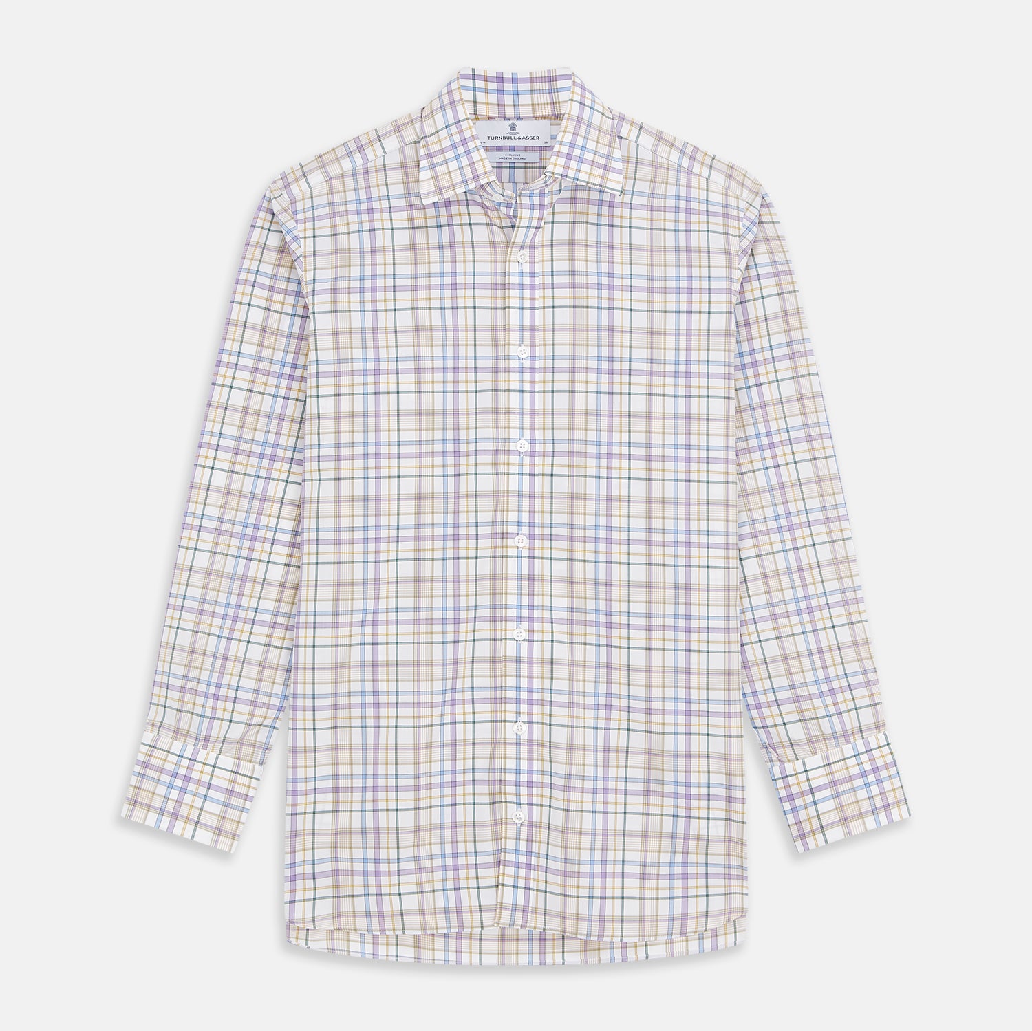 View 1 of product Colourful Garden Multi Check Cotton Regular Fit Mayfair Shirt