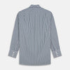 View 5 of product Green and Blue Stripe Cotton Regular Fit Mayfair Shirt