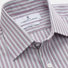 View 2 of product Red and Blue Stripe Cotton Regular Fit Mayfair Shirt