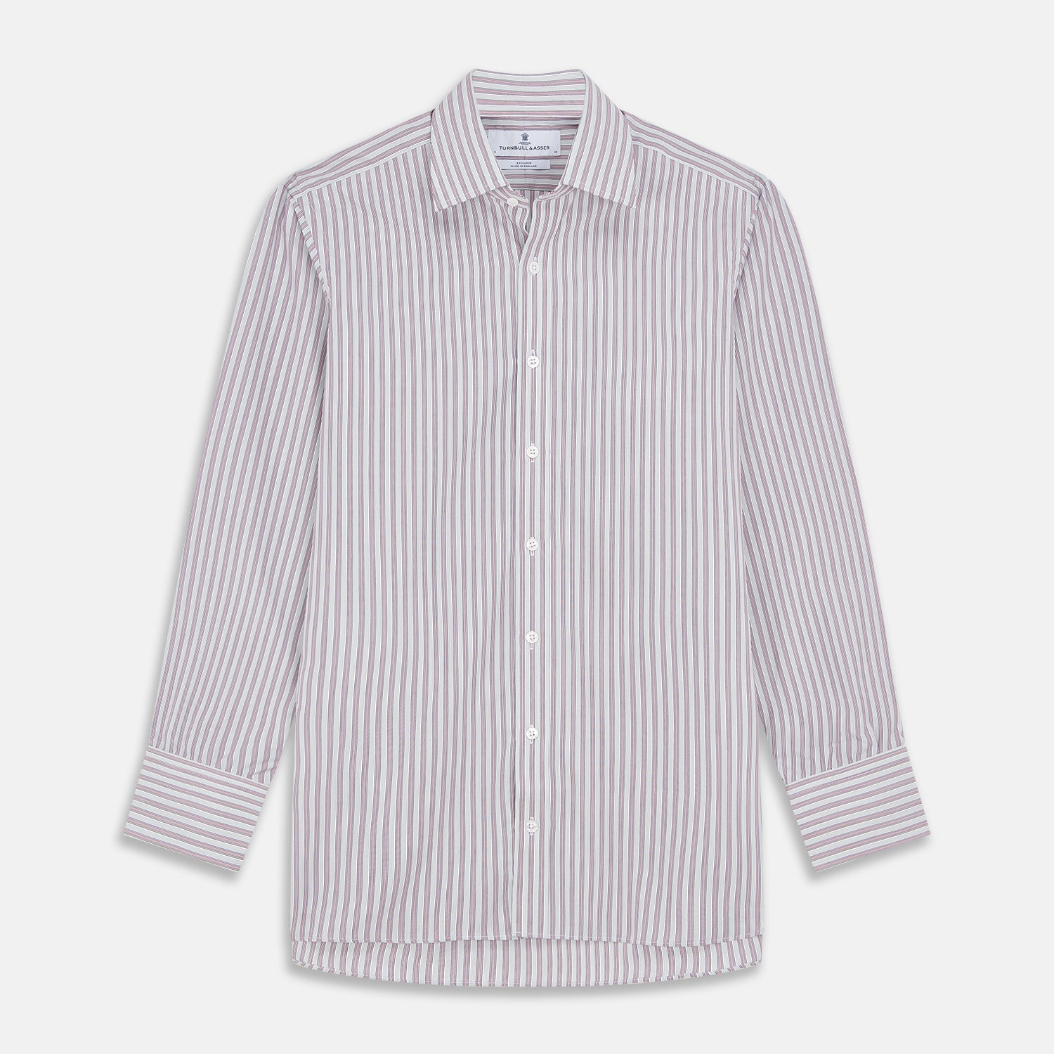View 1 of product Red and Blue Stripe Cotton Regular Fit Mayfair Shirt