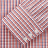 View 2 of product Orange and White Check Cotton Regular Fit Mayfair Shirt